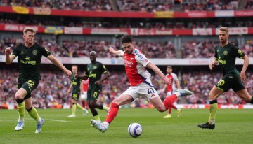 赖斯长途奔袭献助攻,阿森纳1-1小蜜蜂,战略放弃,只为死磕皇马